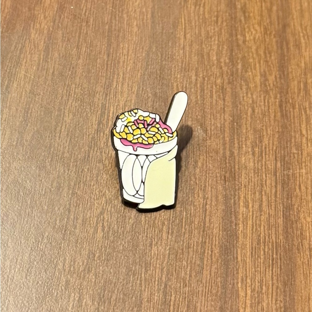 Women’s Accessories Cute Fun Yummy Corn with Toppings Enamel Pin Brooch